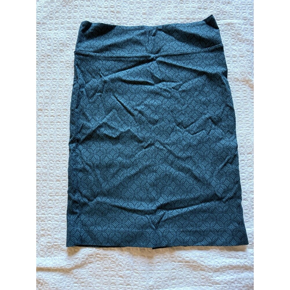 Margaret Slimming Part Teal Pencil Skirt Women’s Medium